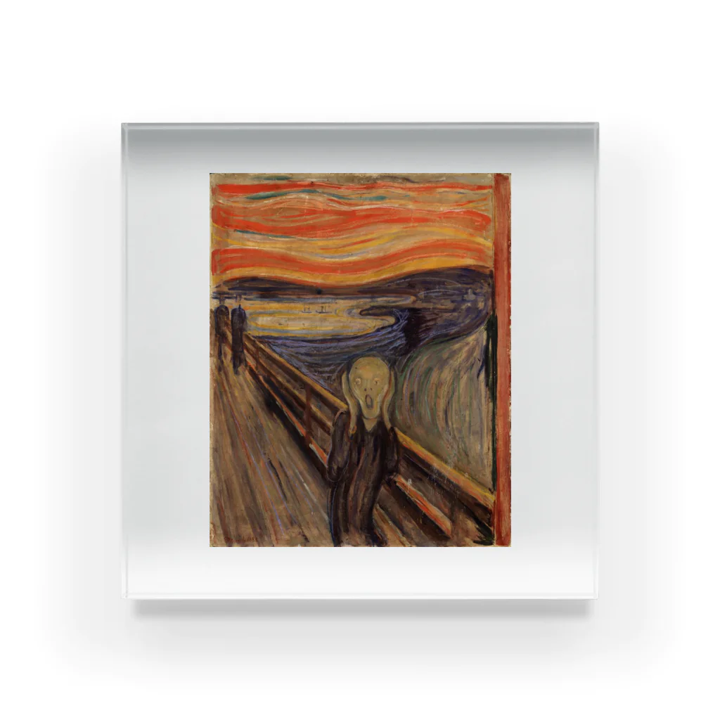 Art Baseのムンク / 叫び / The Scream / Edvard Munch /1893 アクリルブロック