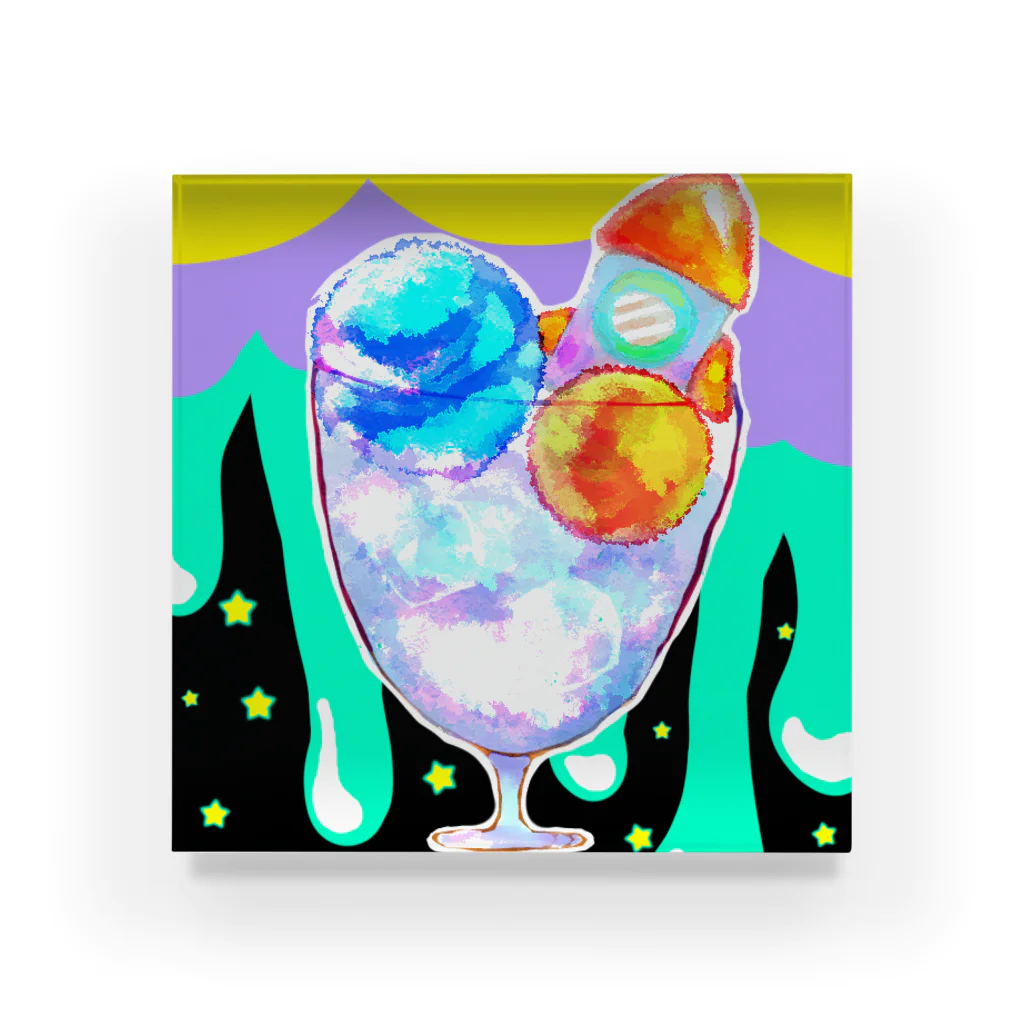 Rainの宇宙アイス Acrylic Block