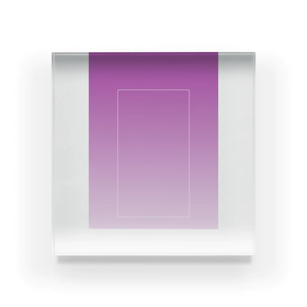 Rir_angの紫 Acrylic Block