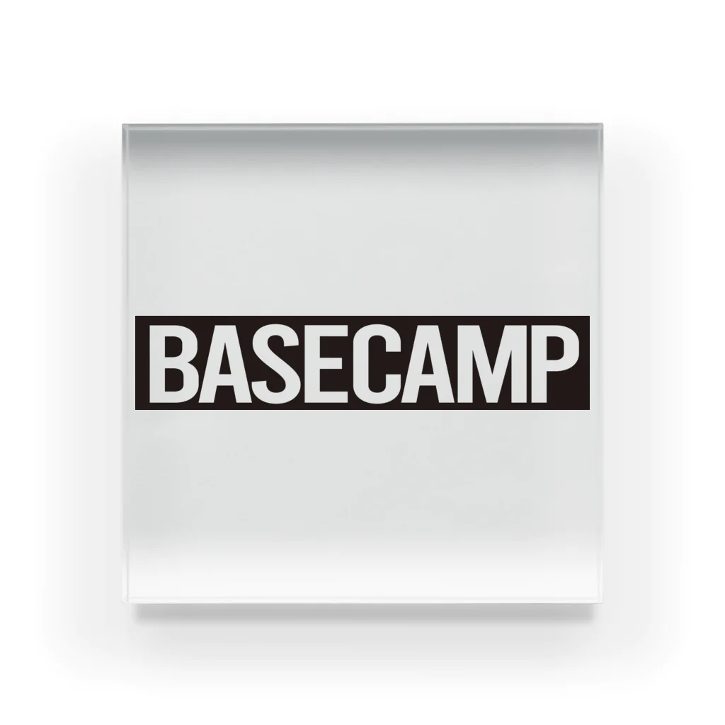 BASE-CAMPのBASE CAMP BLACK Acrylic Block