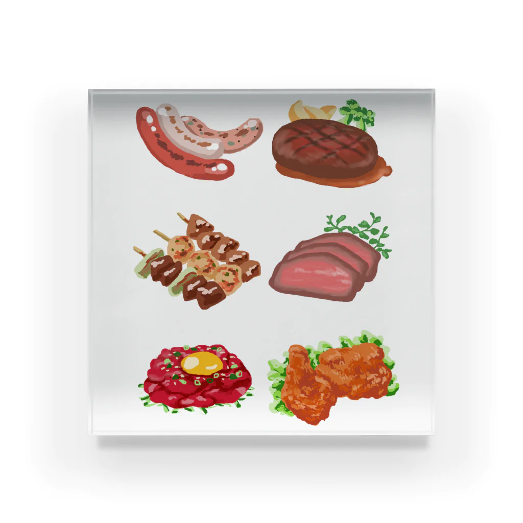 はこの肉が好き Acrylic Block