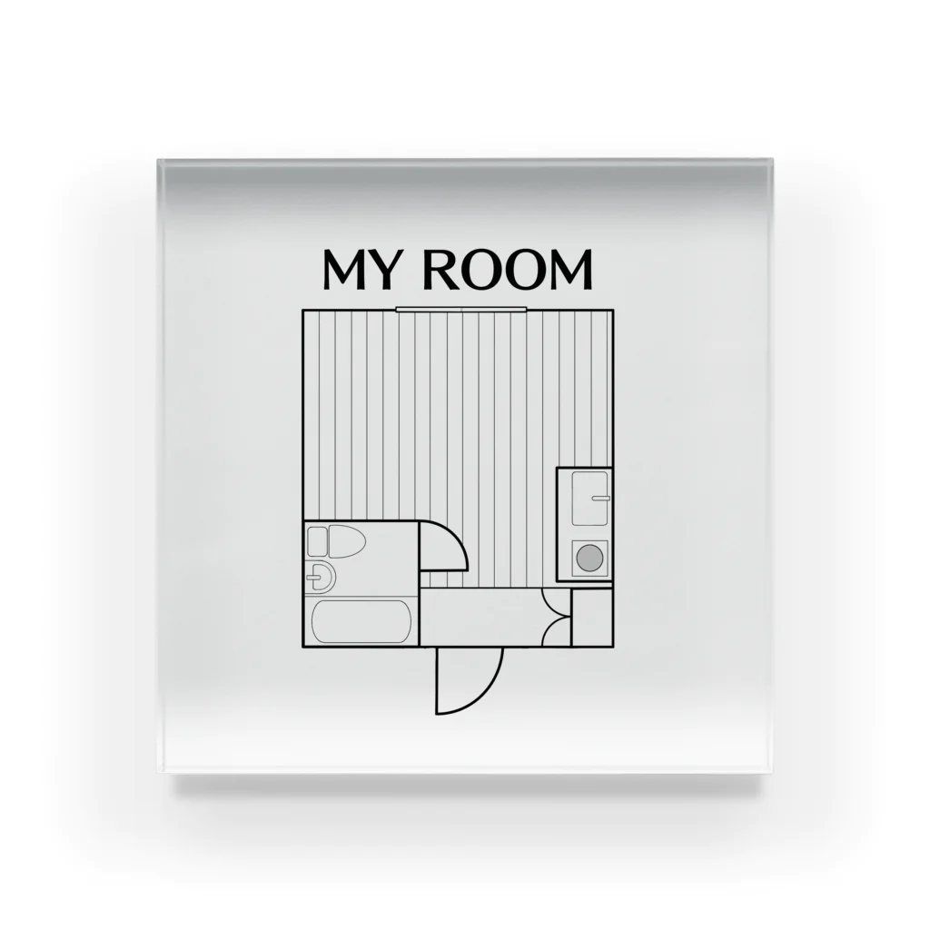 HoneyMelt のMY ROOM（洋室） Acrylic Block