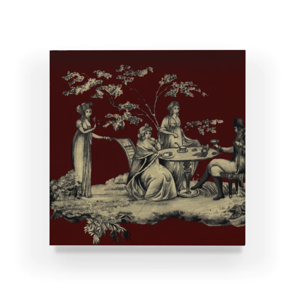 J. Jeffery Print Galleryのトワルドジュイ Toile de Jouy アクリルブロック