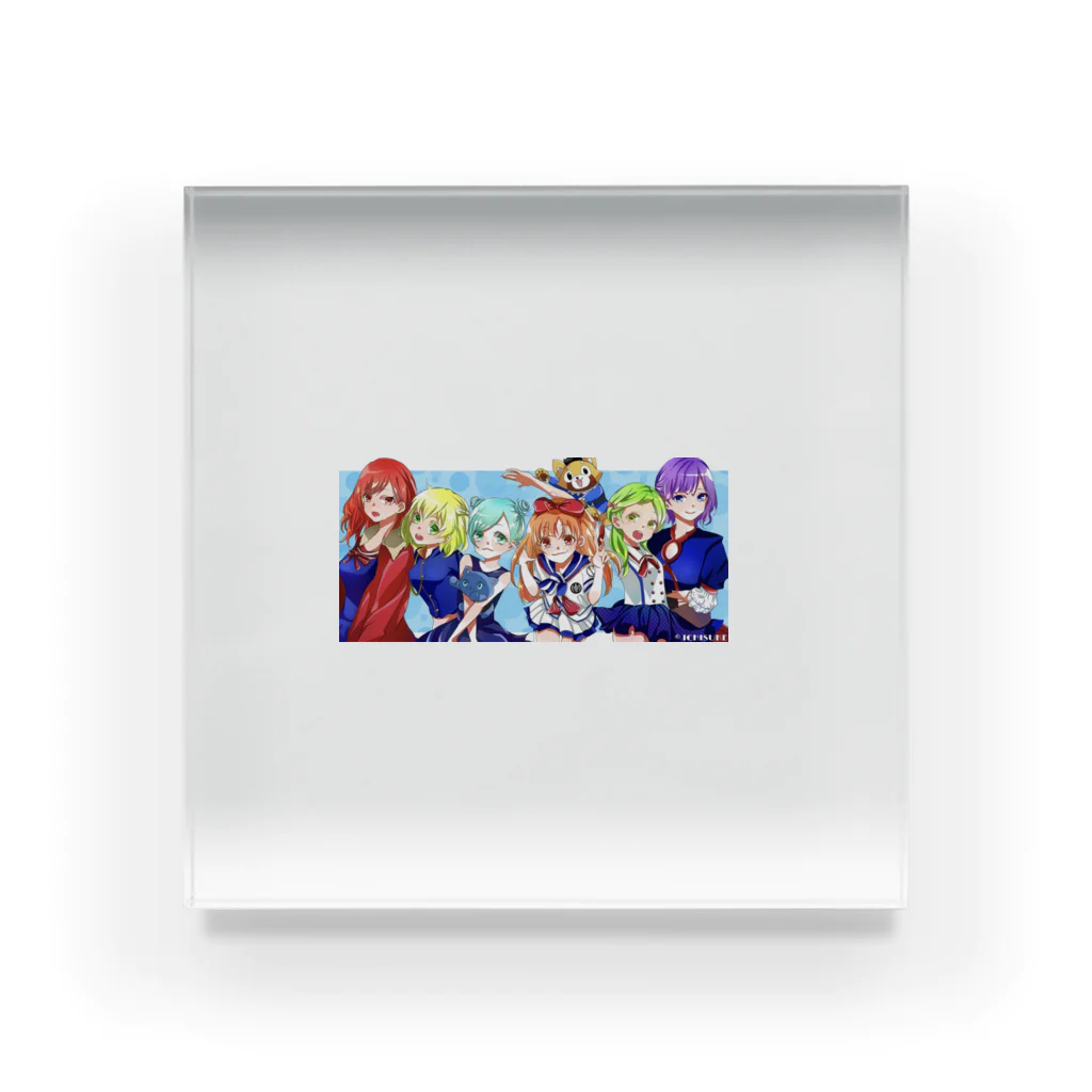 momotakaizokudanのもも太海賊団 女子メンバー Acrylic Block