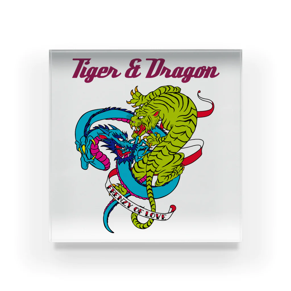 JOKERS FACTORYのTIGER ＆ DRAGON アクリルブロック