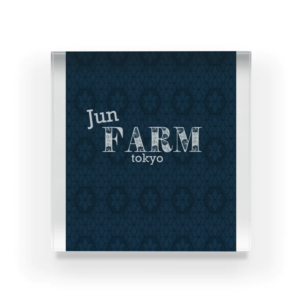 j&yGROWshopのjunfarmオリジナル アクリルブロック