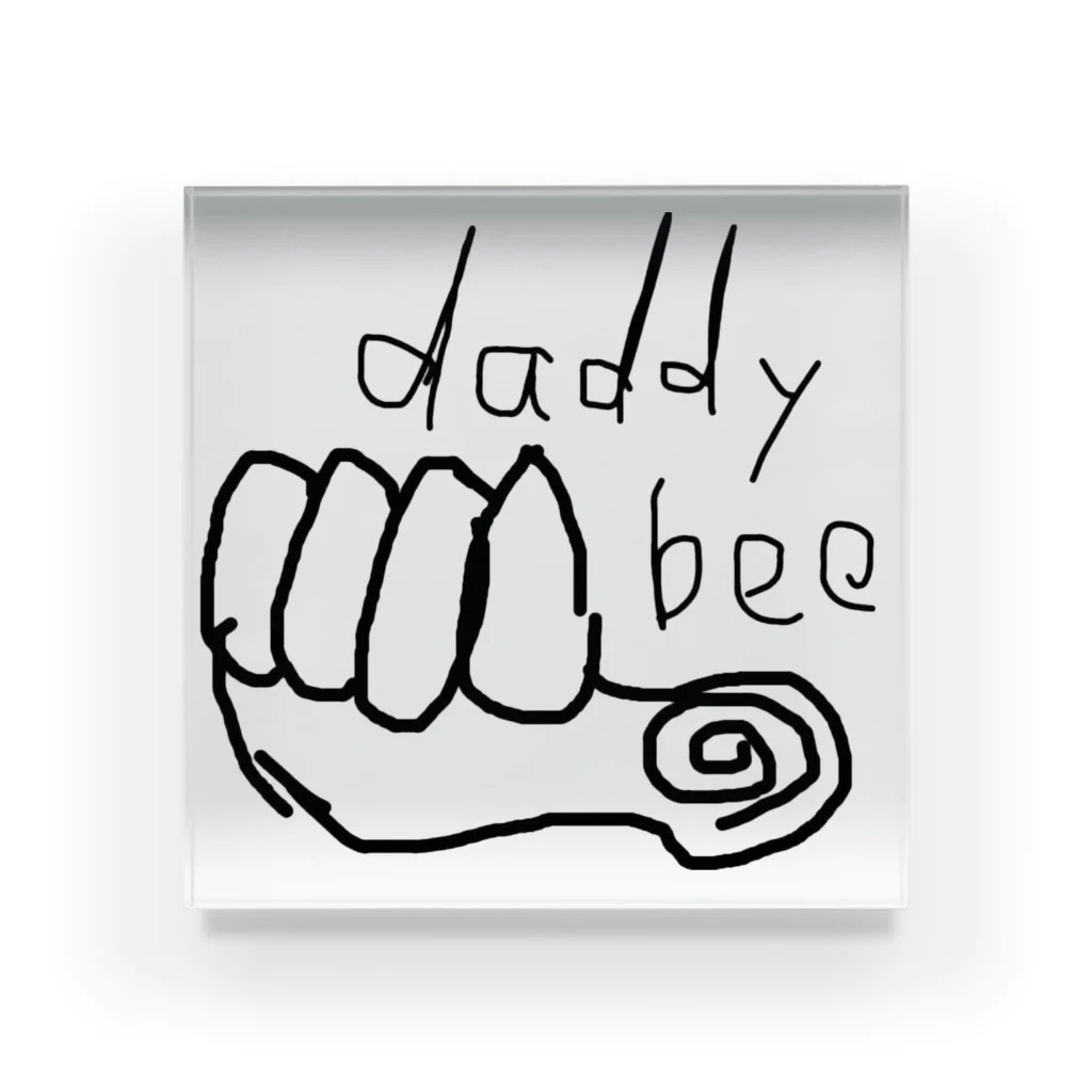 SOcialDistance chanのdaddy bee  Acrylic Block