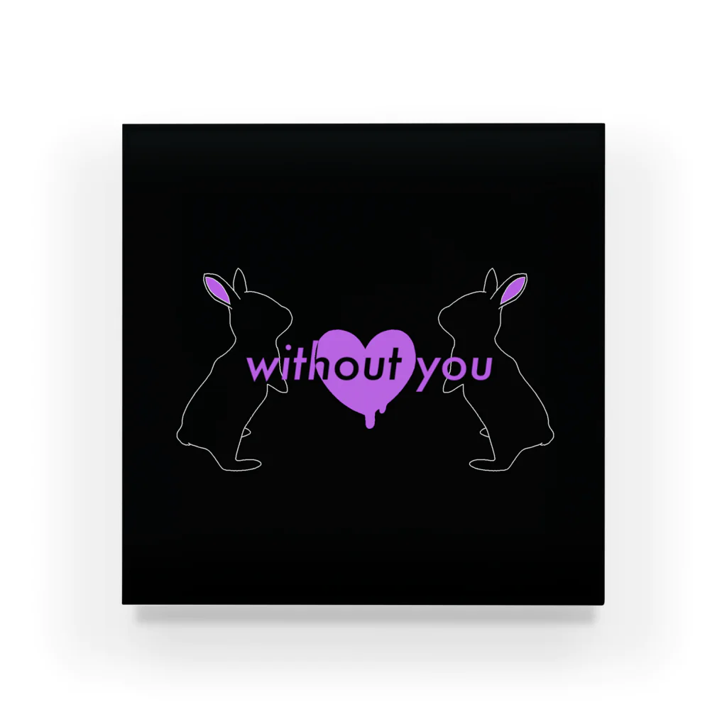 とけるのwithout you（black） アクリルブロック