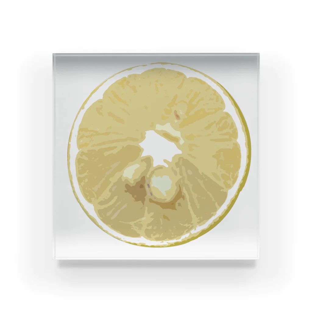 NORITAMAのLemon　レモン輪切り Acrylic Block