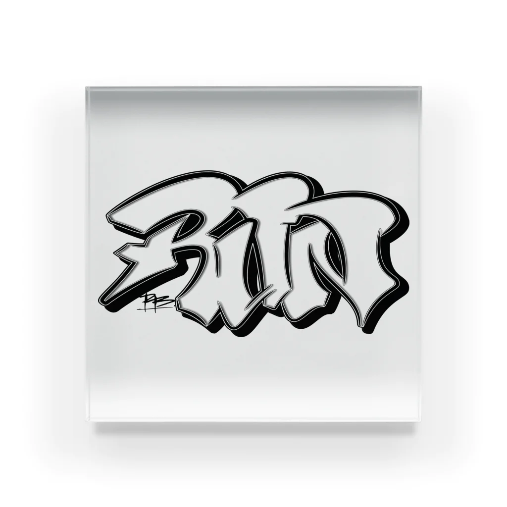 PB.DesignsのRUN PB-Graffiti Acrylic Block