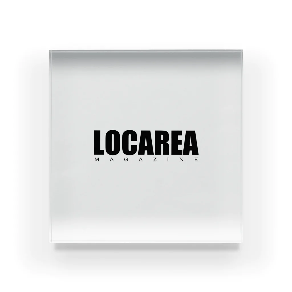 Yellow Trash235のLOCAREA MAGAZINE Acrylic Block