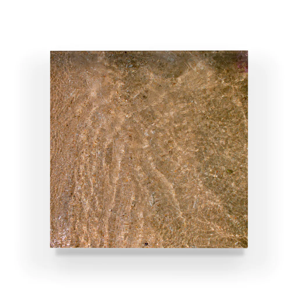 タマムシイロの水_自然の結晶 Acrylic Block