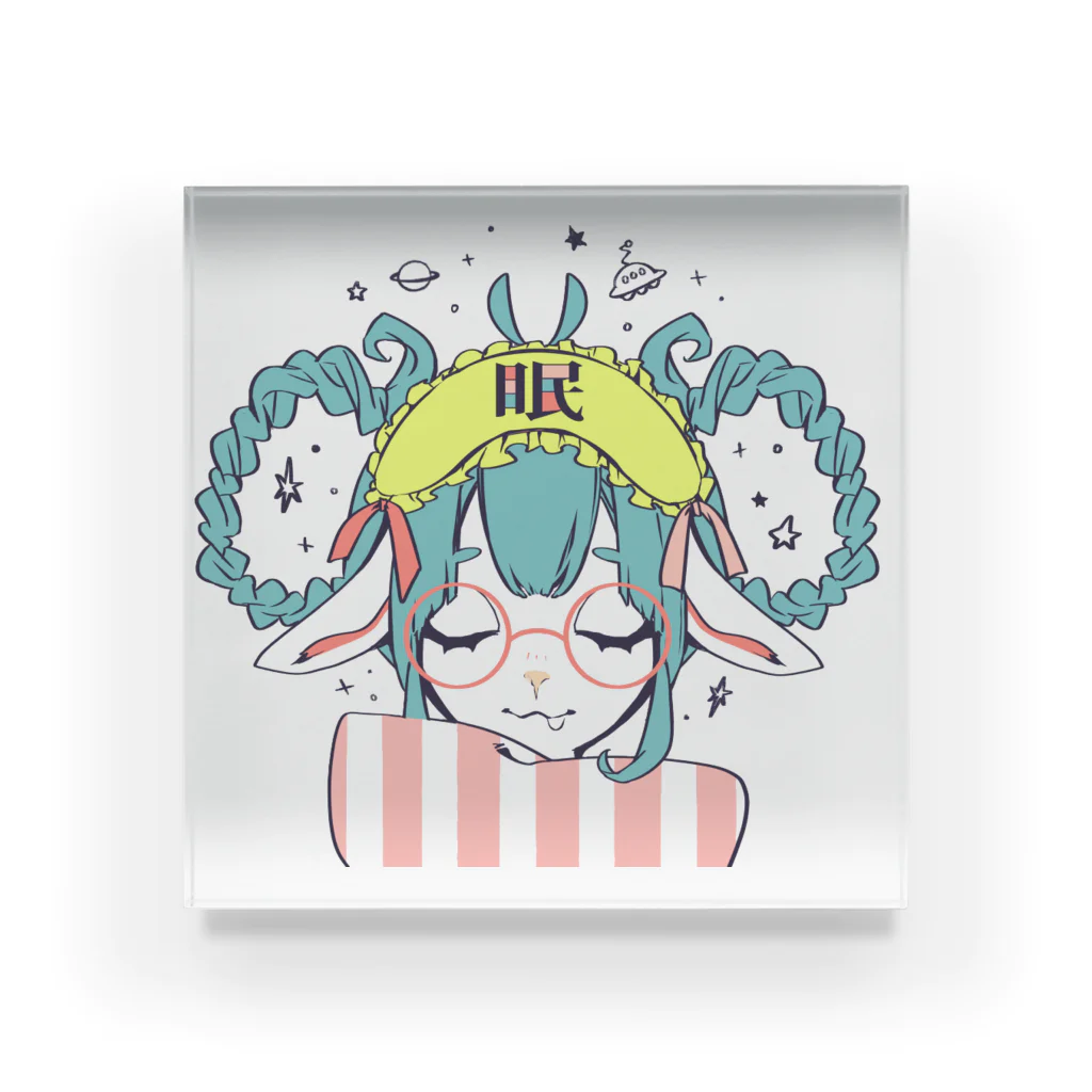 ClowZ ／ 渡瀬しぃのの彗眠 Acrylic Block