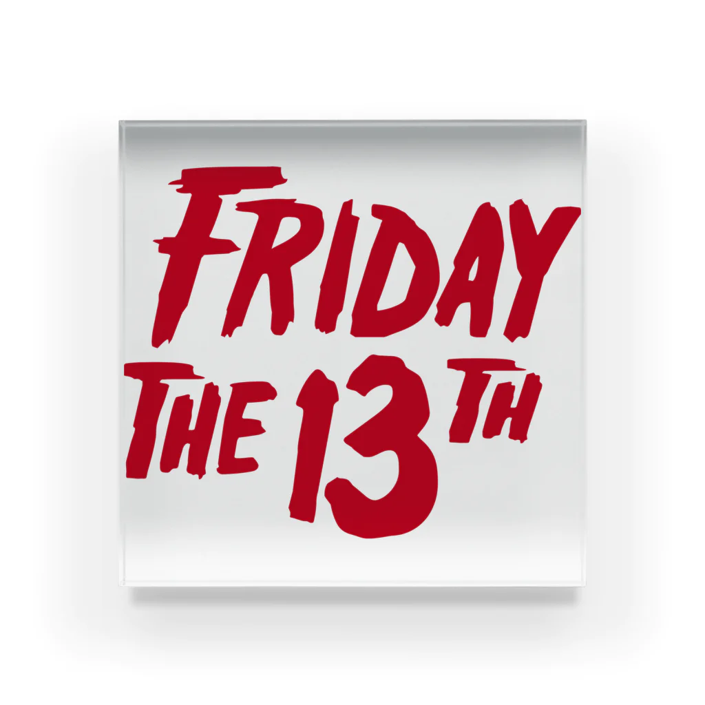 NIPPON DESIGNのFRIDAY THE 13TH アクリルブロック