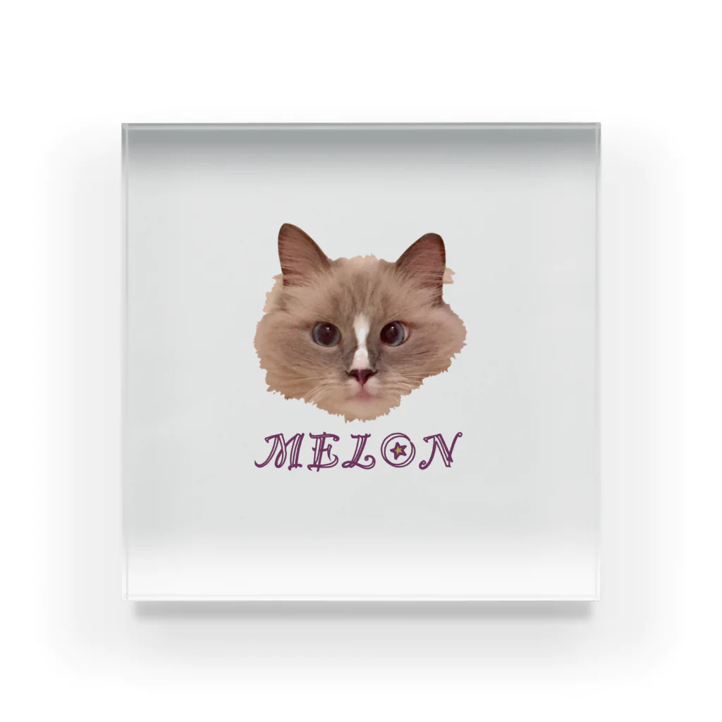 RagdollのMelon Acrylic Block