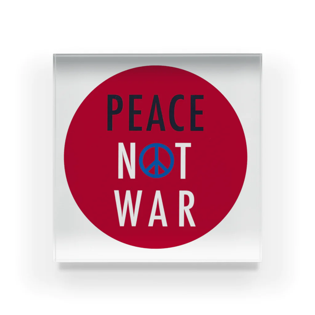 COPYL STOREのPEACE NOT WAR アクリルブロック