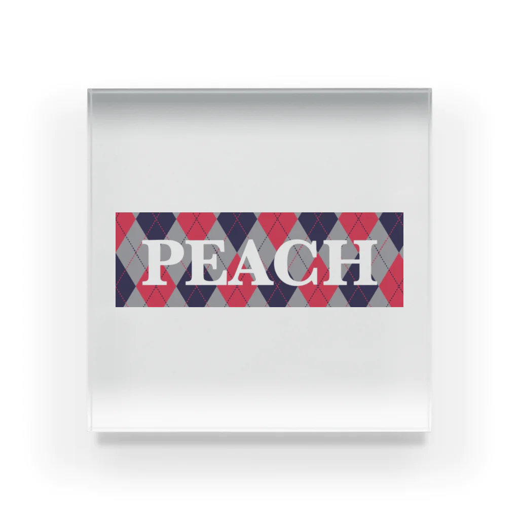 MaaaasのPEACH Acrylic Block