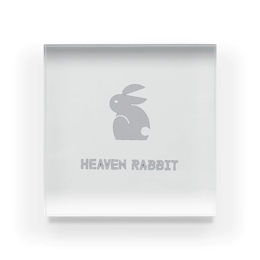 天馬のHeaven Rabbit Acrylic Block