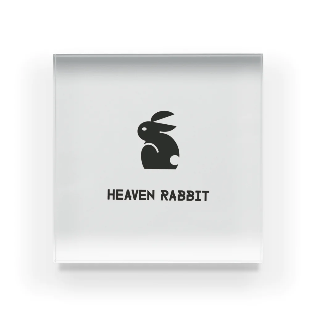天馬のHeaven Rabbit Acrylic Block