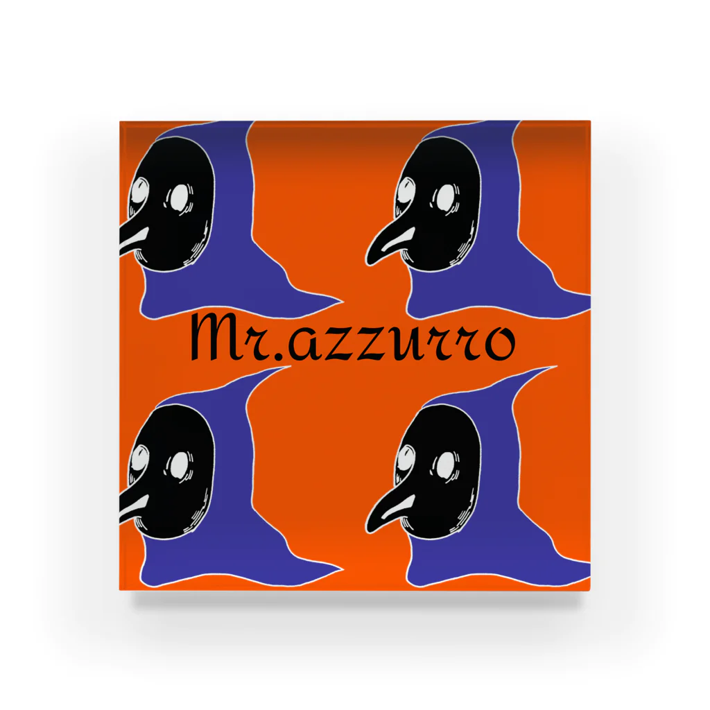 Mr.azzurroのクチバシマスク Acrylic Block