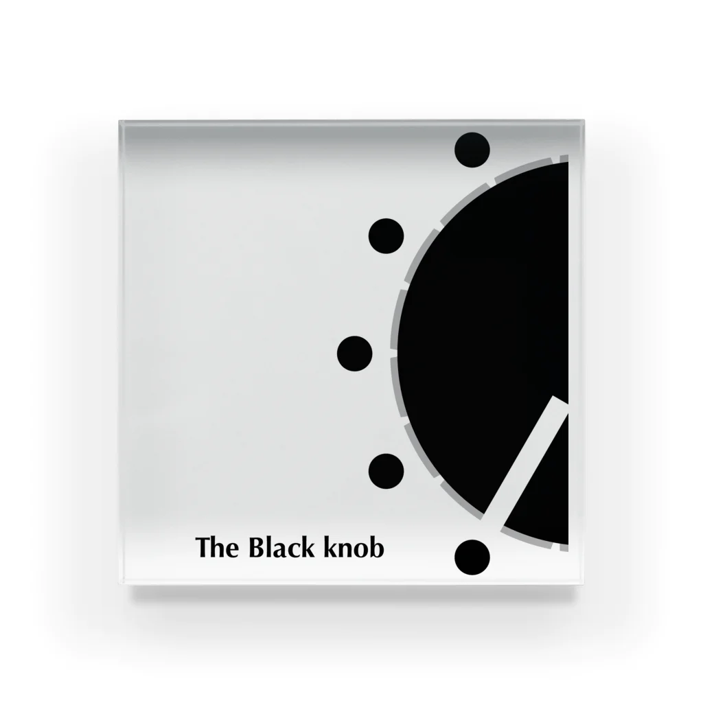 grandcanyon666のKnob series The Black knob SP case Acrylic Block