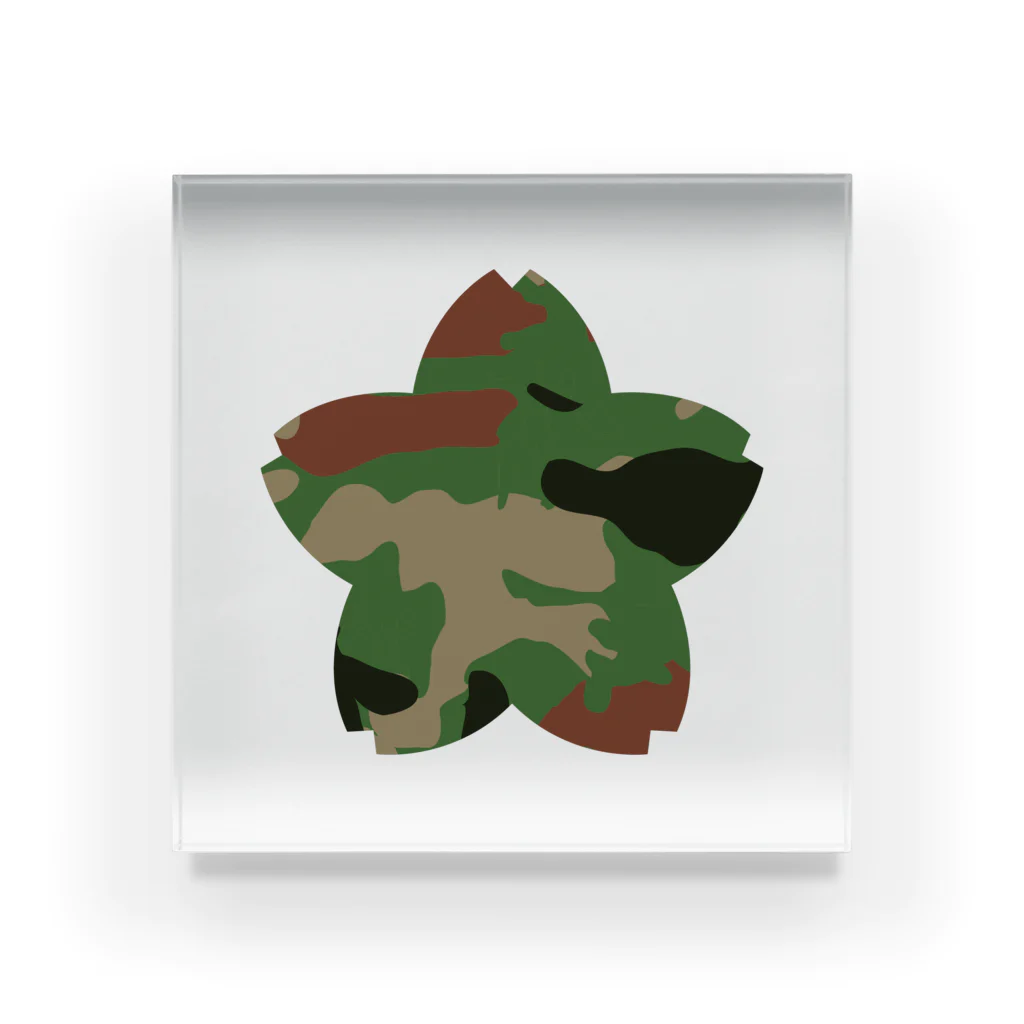 BlueForceのJGSDF_CAMO_A1 Acrylic Block