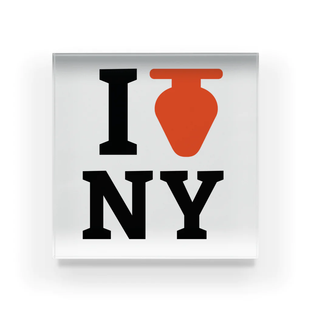 NOBODY754のI love NY Acrylic Block