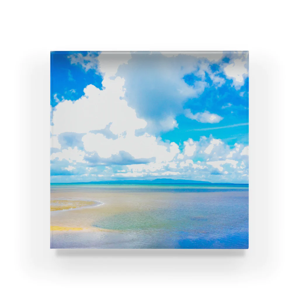 mizuphoto galleryのsummer vacation Acrylic Block