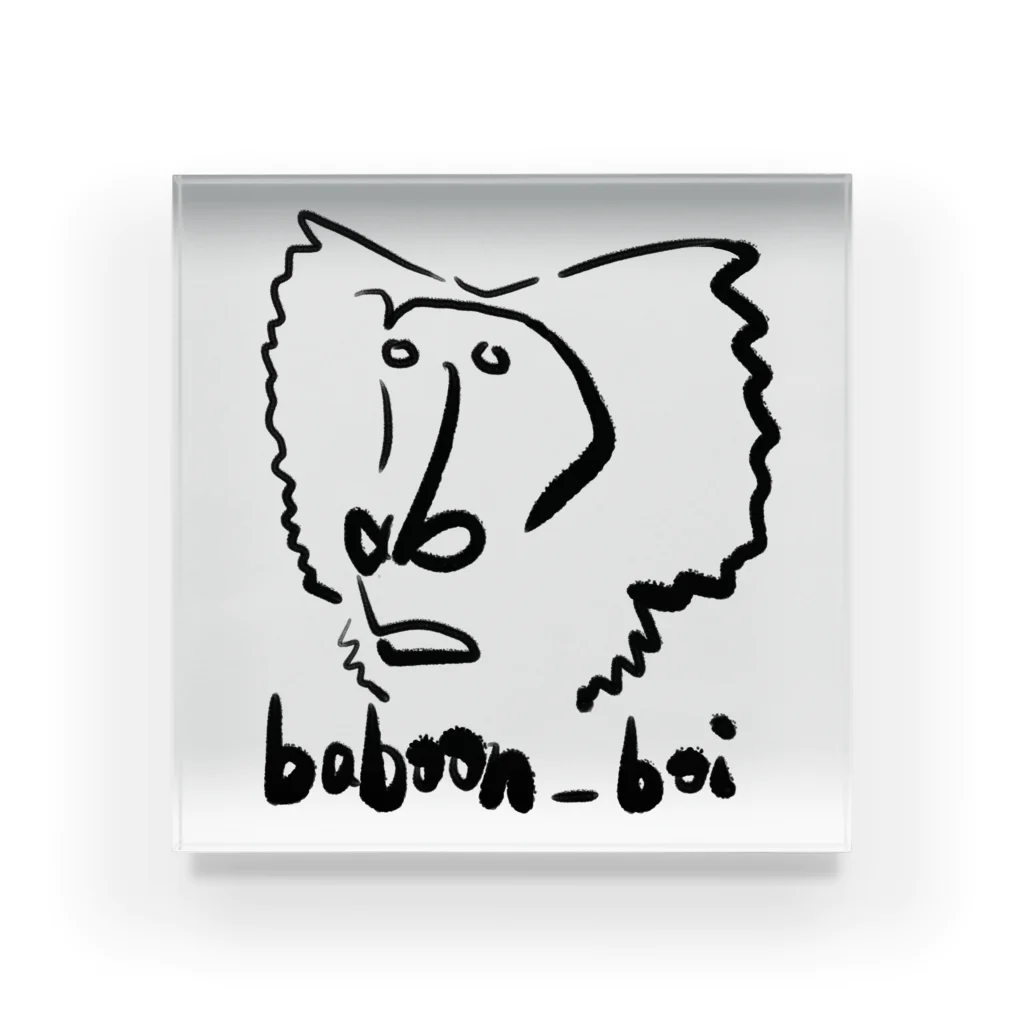 baboon_boiのbaboon_boi アクリルブロック