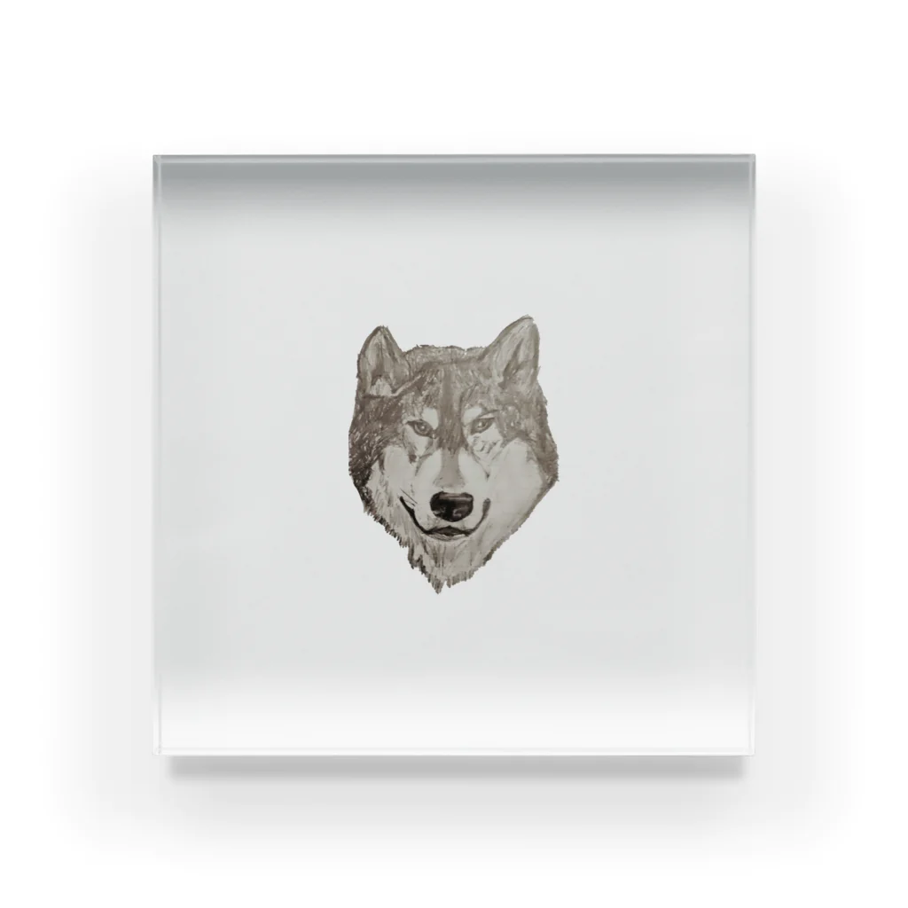 IPPYの狼 狼犬 グッズ Acrylic Block