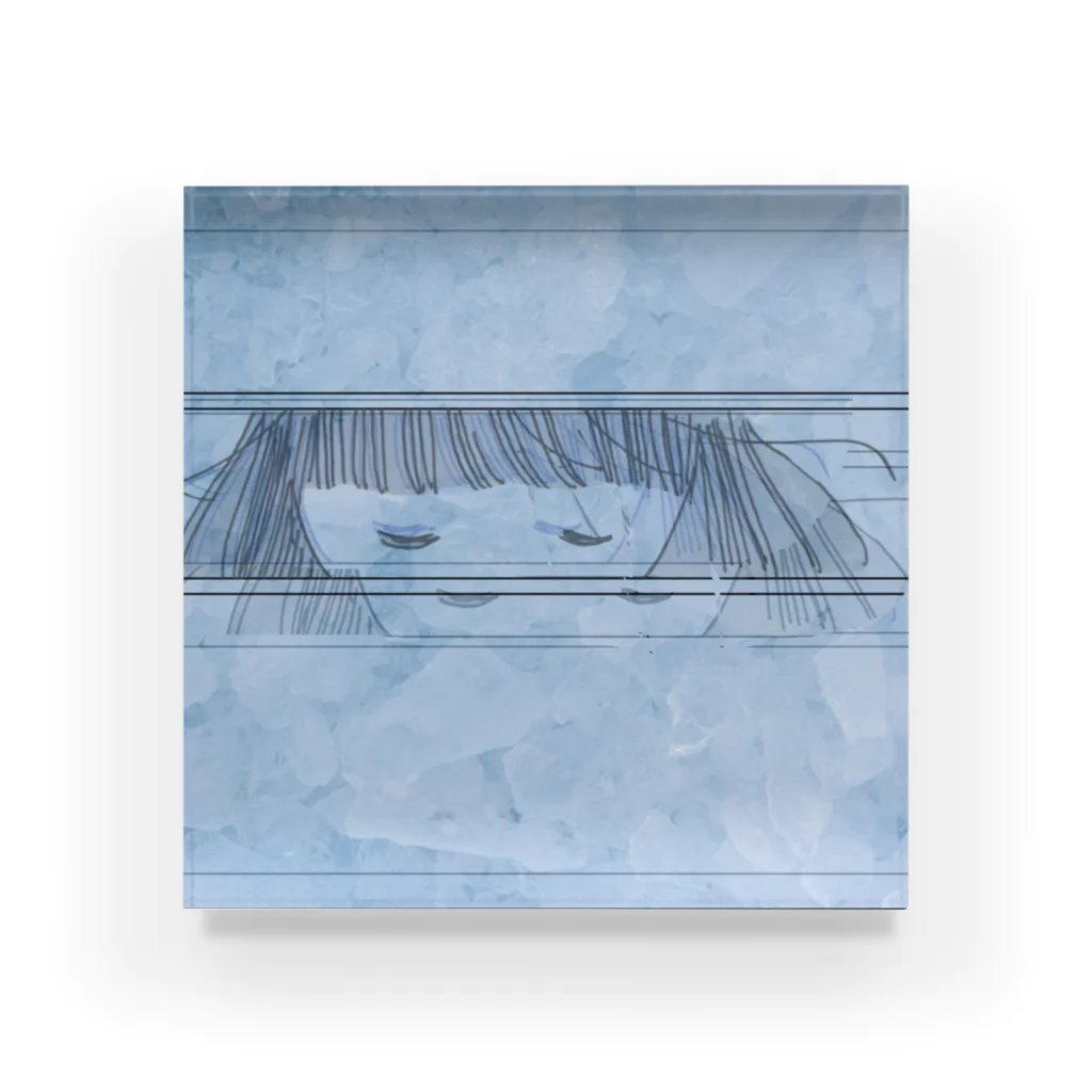 佐藤撫子の氷 Acrylic Block