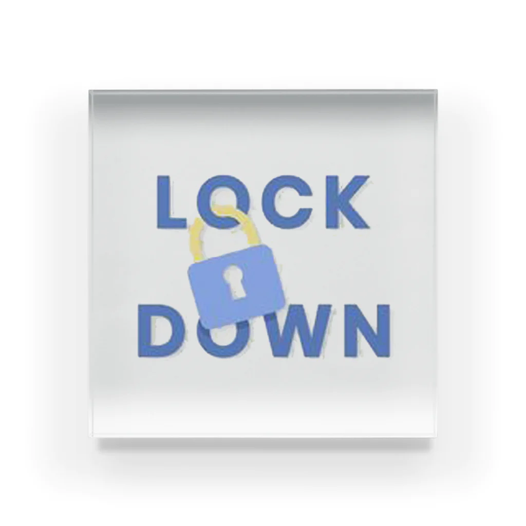 JeanのLock Down  Acrylic Block