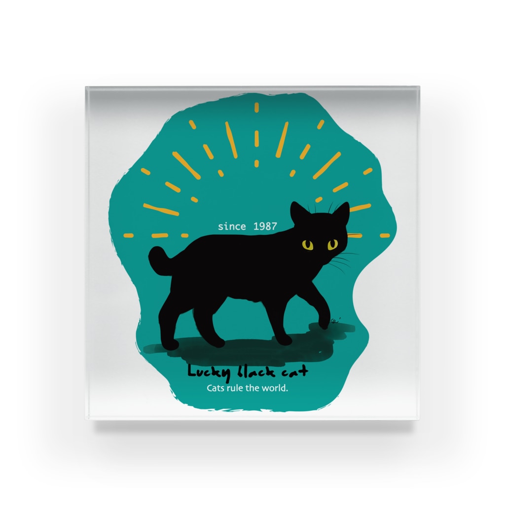 黒猫 背景色あり Chizuruのアクリルブロック通販 Suzuri スズリ 黒猫 背景色あり Chizuruのアクリルブロック通販 Suzuri スズリ
