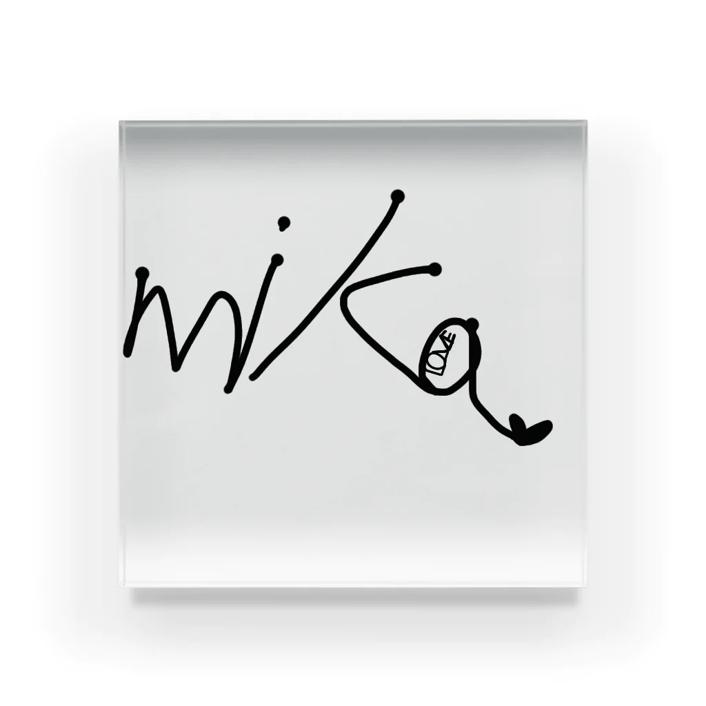 ミカ様のmika♡ Acrylic Block