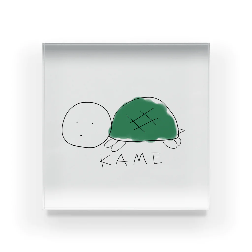 GockyのKAME アクリルブロック