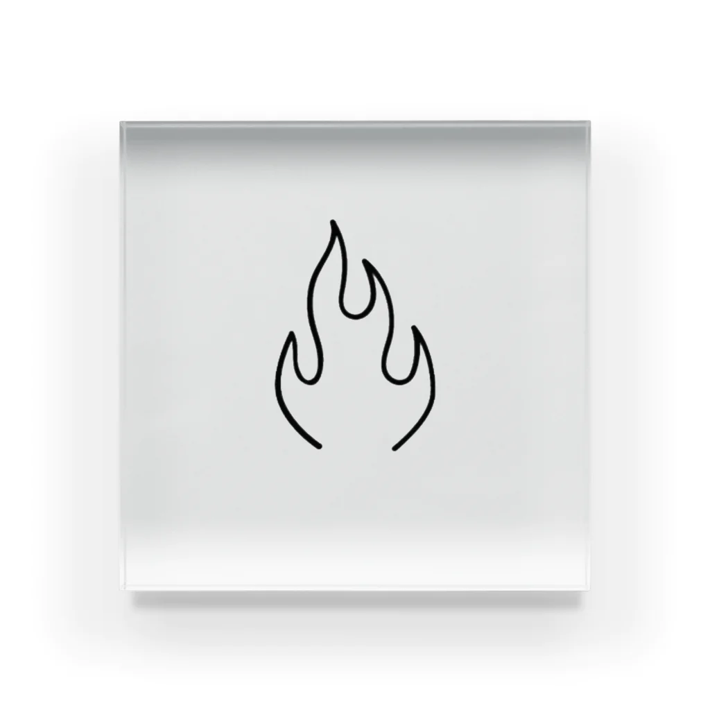 hinnaのFLAME  Acrylic Block