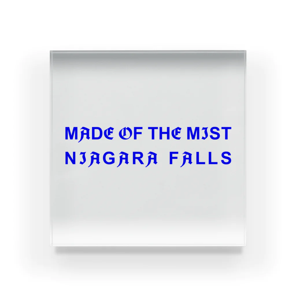 PolandsのMADEOFTHEMIST_NIAGARAFALLS アクリルブロック