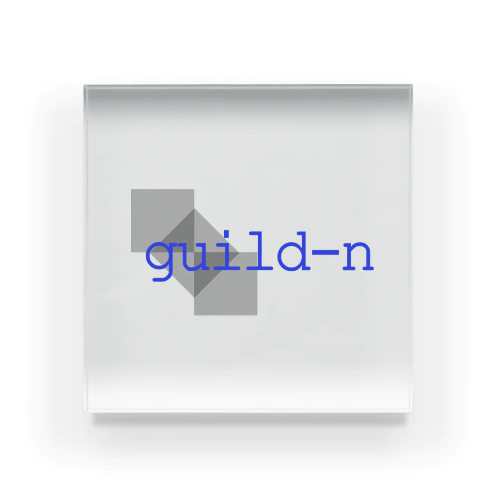 ハンドクラフト　guild-nのguild-nアクリルブロック Acrylic Block