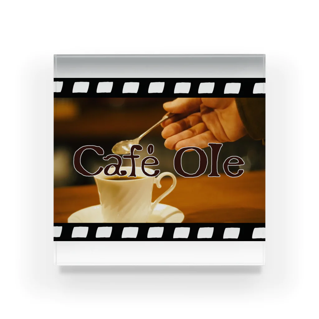 オモヒグサ興業の短編映画「Cafe Ole!」グッズ Acrylic Block