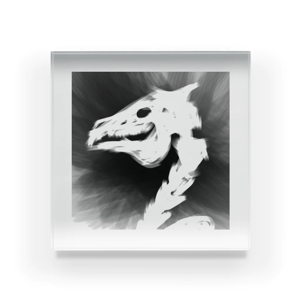 ゴリラʕ•̫͡•ʔ/黎の馬骨アイテム Acrylic Block