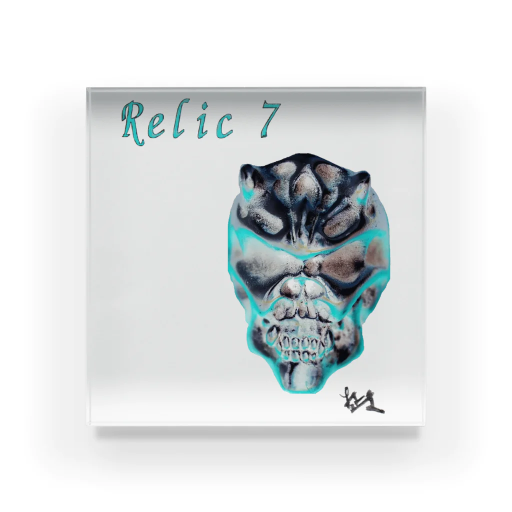 Relic7のRelic 7　二角鬼スカル Acrylic Block