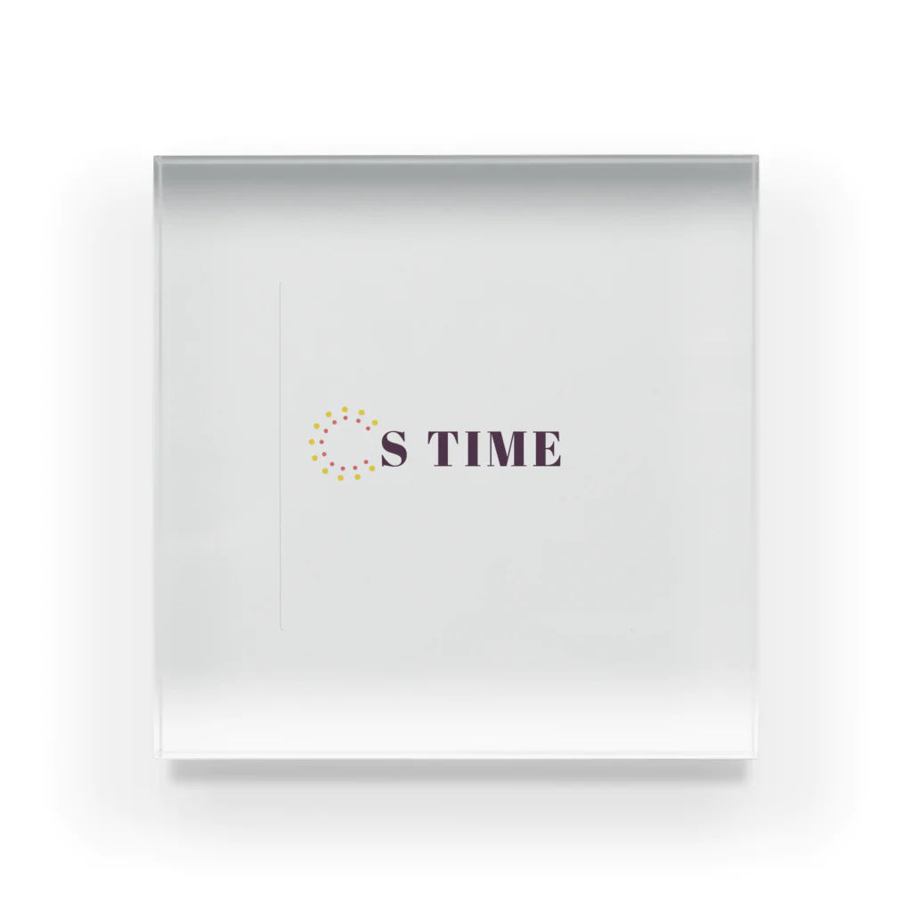 S TIME のS TIME  アクリルブロック