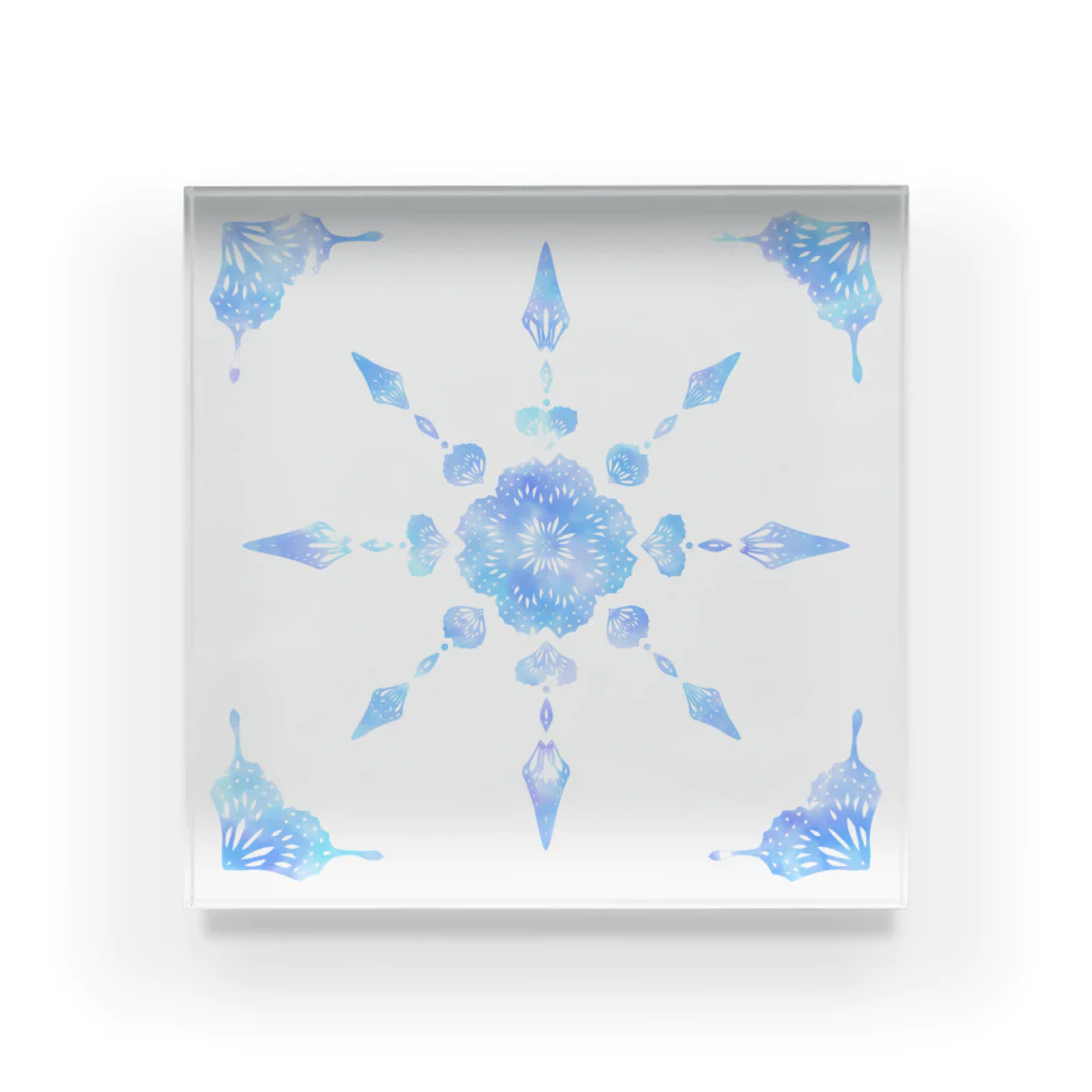 inori.のkaleidoscope (blue) Acrylic Block