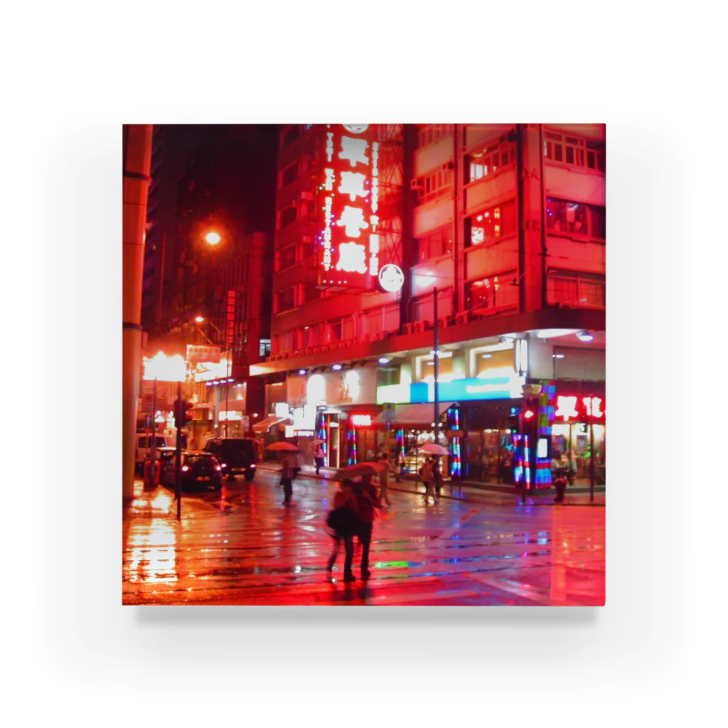 fleurir film farmの【We♥︎︎香港】 red rainy rendezvous Acrylic Block