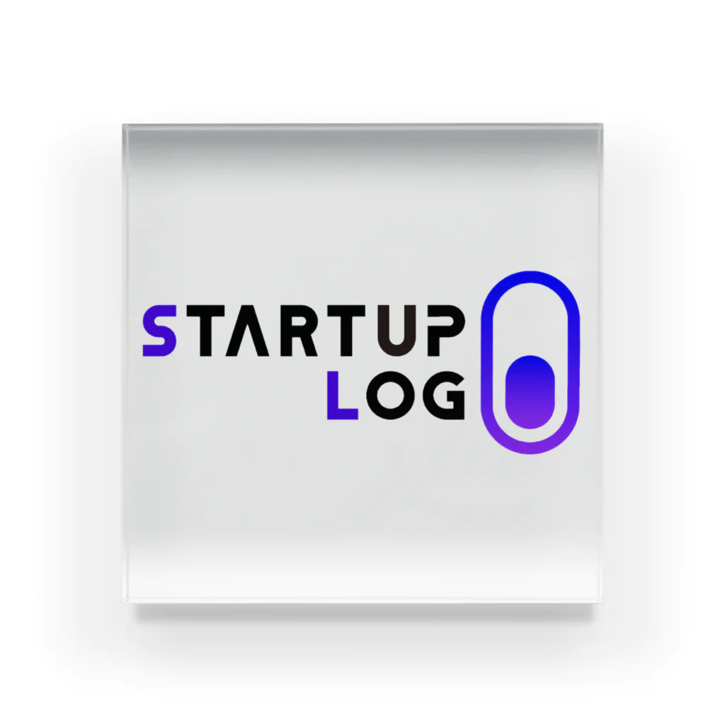 STARTUP LOG｜資金調達に特化したニュースメディアのSTARTUPLOG アクリルブロック