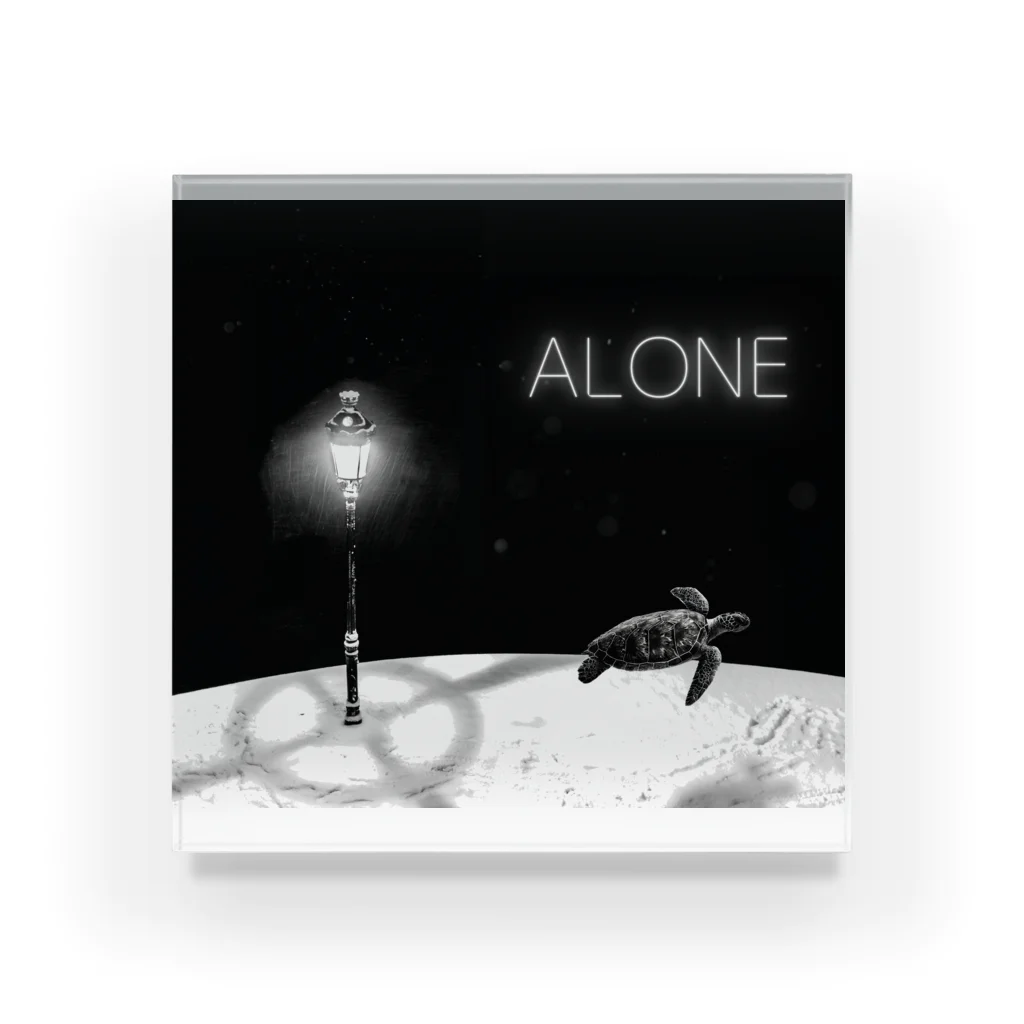 ANOTHER GLASSのALONE アクリルブロック