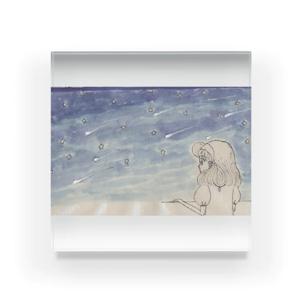 ひよこ工房の星空 Acrylic Block