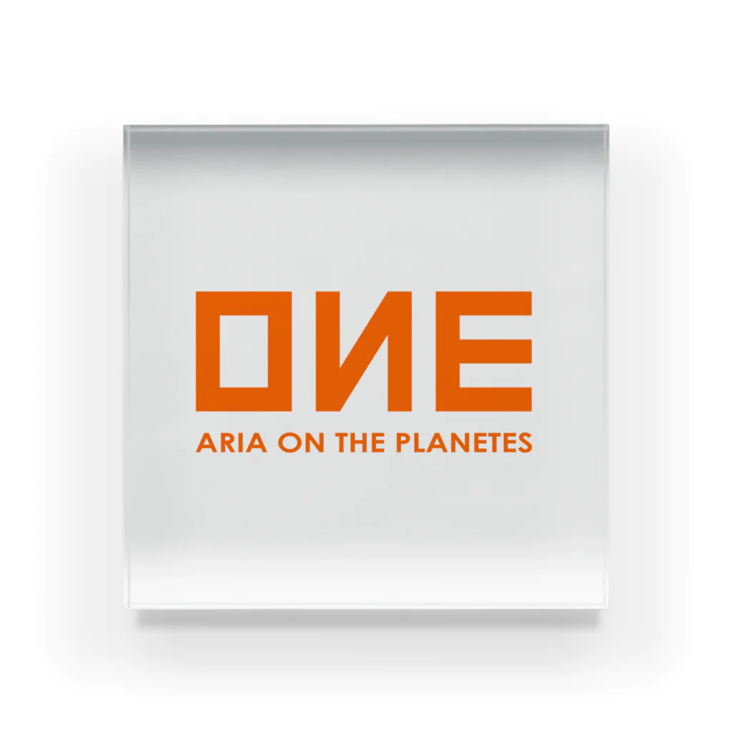 染宮ねいろ🍊🌸のOИE - ARIA ON THE PLANETES - (Ocean Network Express風) Acrylic Block