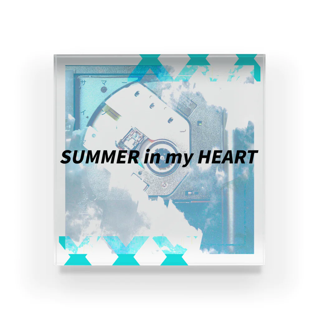 SAWDALIGHT/icesawderのSUMMER in my HEART Acrylic Block