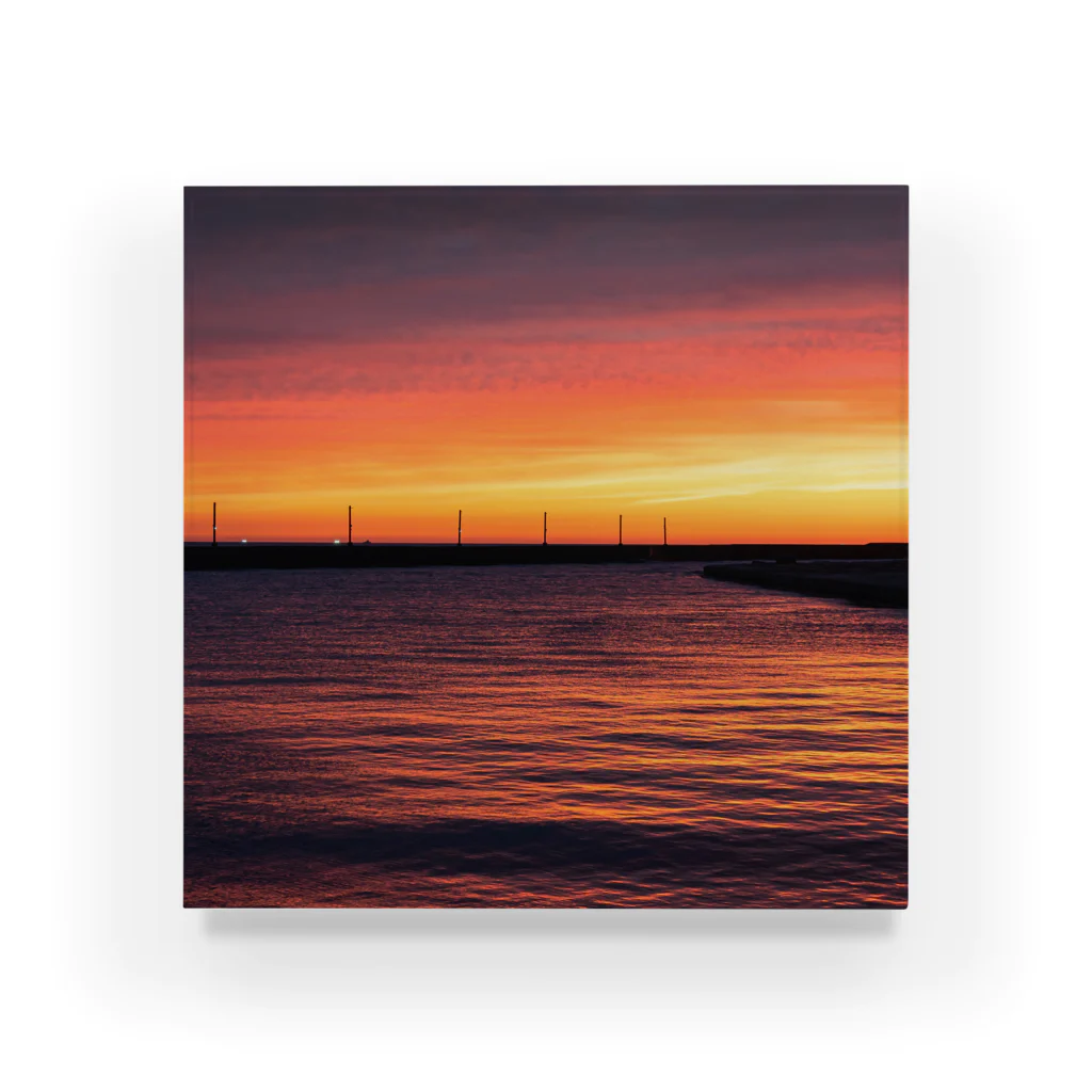 Takashi MUKAIのBlock-Photo-Sunset02 Acrylic Block